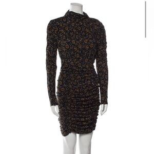 Veronica Beard Floral Print Mini Dress